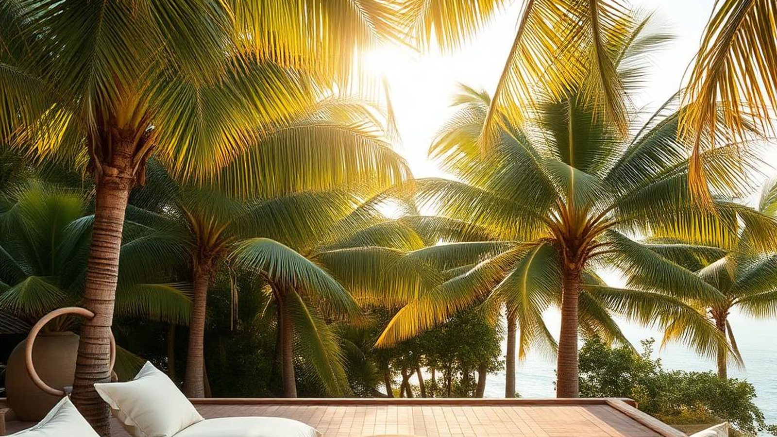 Founder Lesley Davies at a serene wellness retreat setting