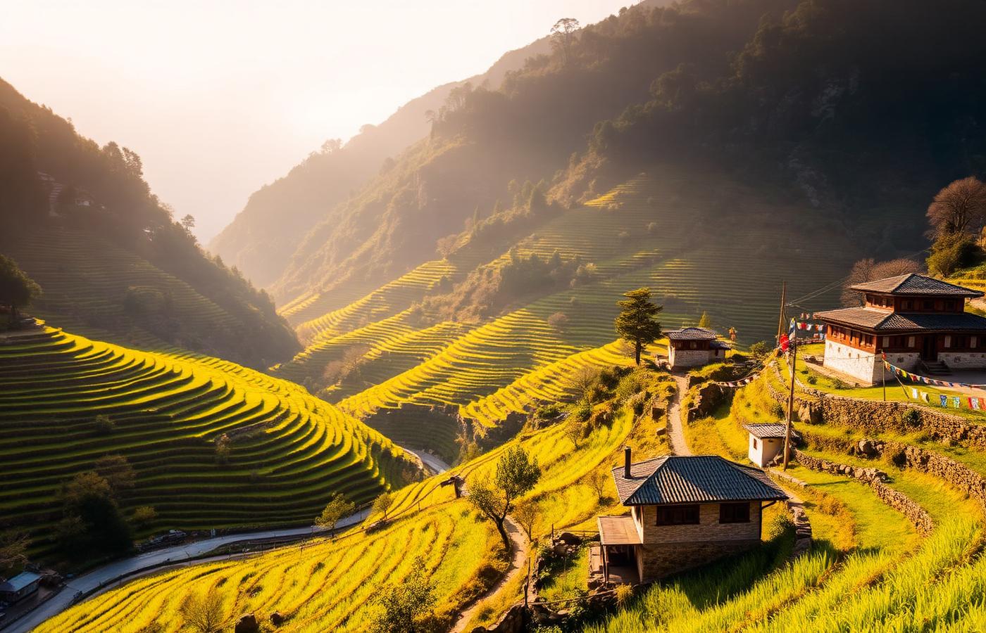 Bhutan landscape