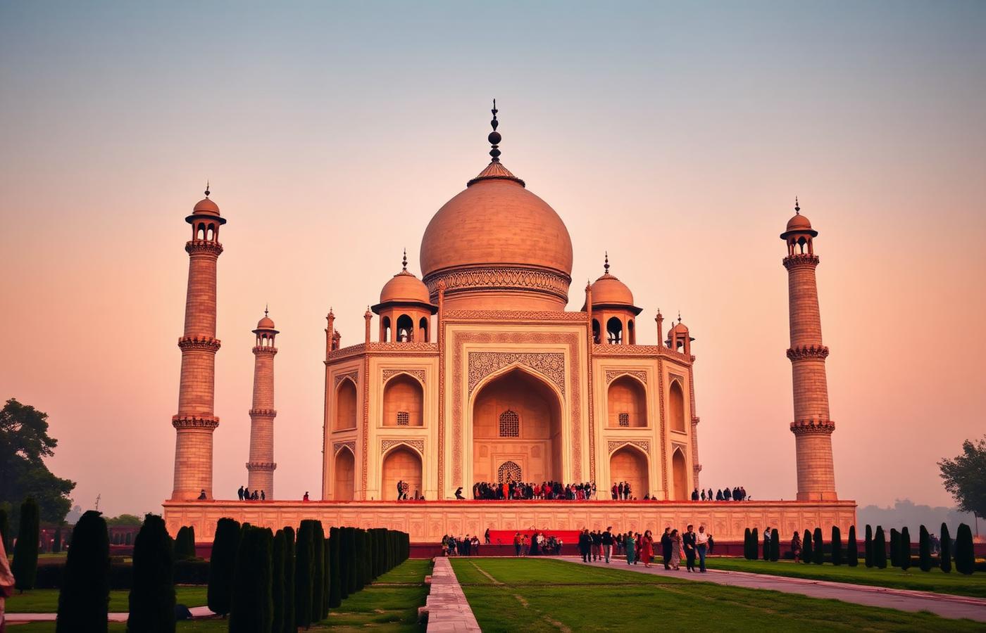 Taj Mahal Sunrise, on to Ranthambore