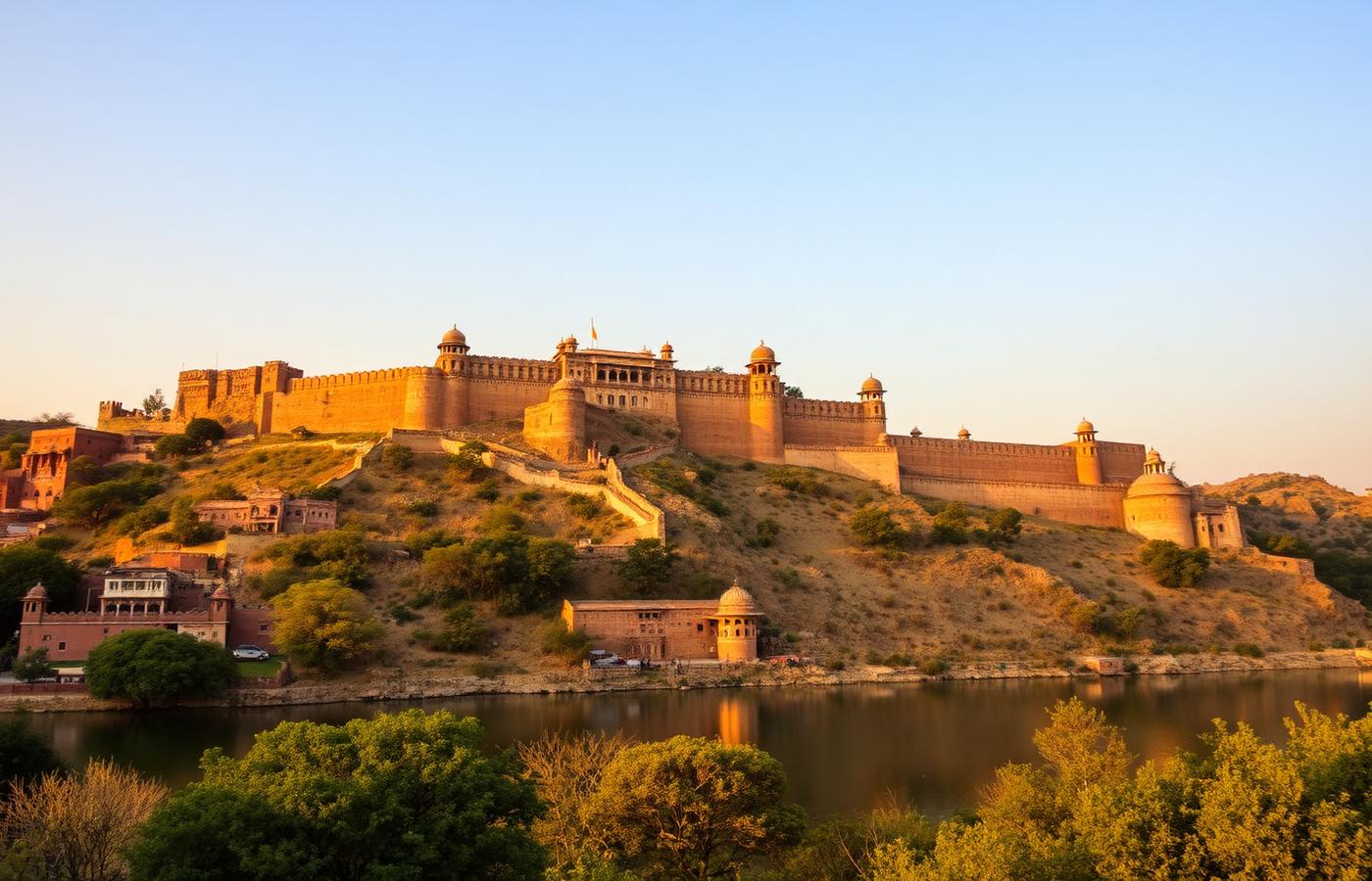 Jaipur City & a Rajput Table